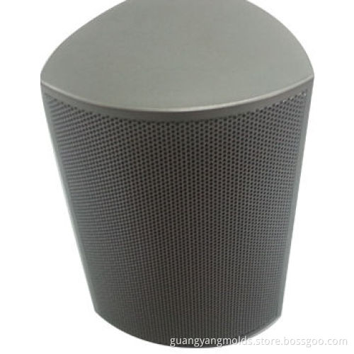 Linear media loudspeaker case with hot runner system and good quality